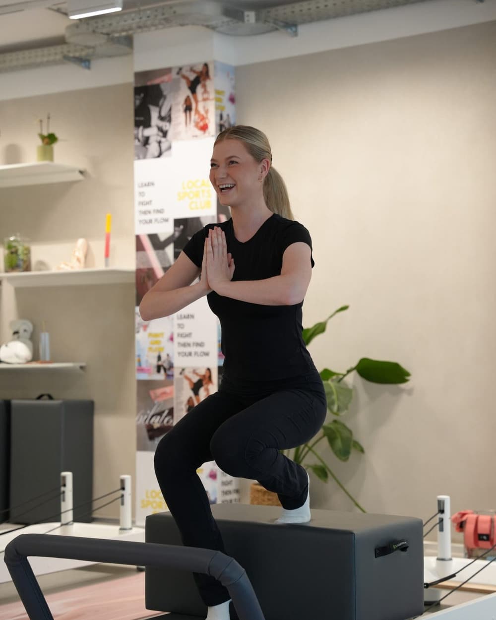 Auf dem Reformer im Flow Room